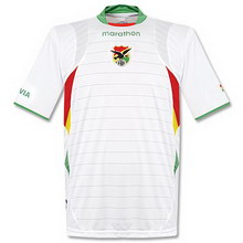 Bolivia Football Shirt, Away 2008-2009