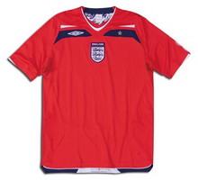 England Football Shirt, Away 2008-2009
