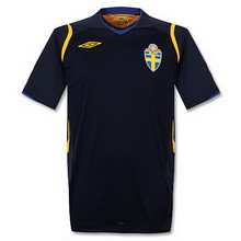 Swden Football Shirt, Away 2008-2009