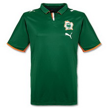Ivory Coast Football Shirt, Third 2008-2009