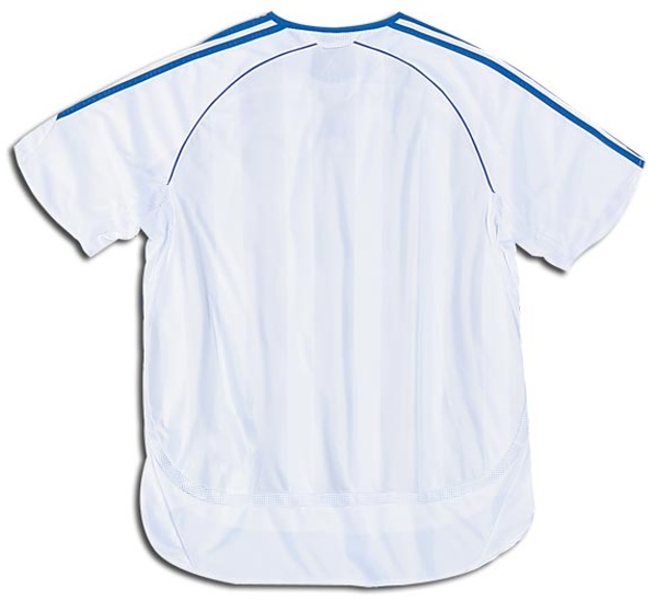 Chelsea shirts: 2007 away white and blue shirt